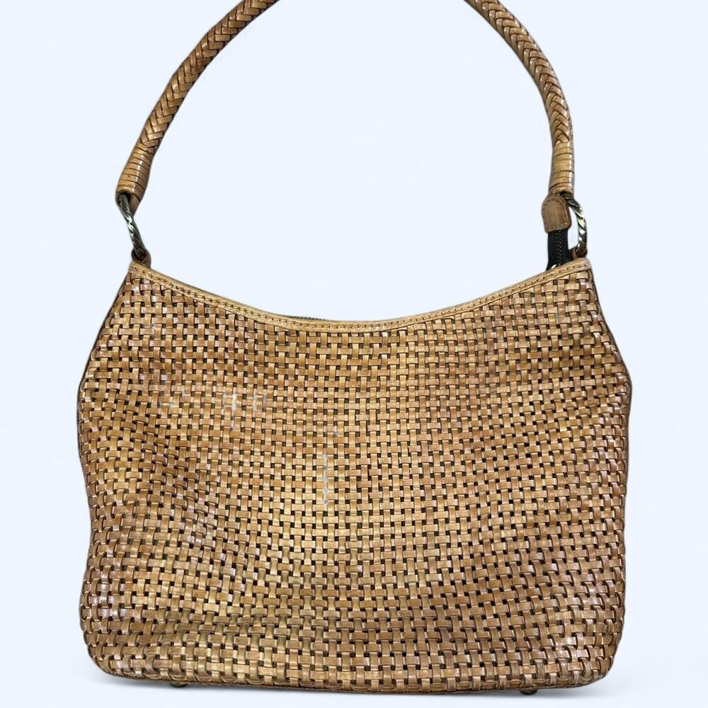 Patricia Nash Castelli Small Woven Leather Hobo Bag Boho Western Vintage Vibes